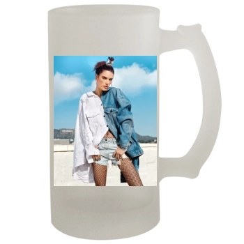 Alessandra Ambrosio 16oz Frosted Beer Stein