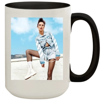 Alessandra Ambrosio 15oz Colored Inner & Handle Mug