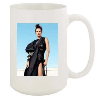 Alessandra Ambrosio 15oz White Mug