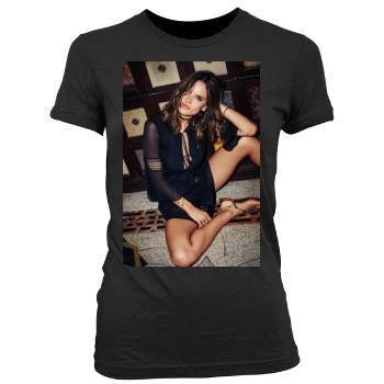 Alessandra Ambrosio Women's Junior Cut Crewneck T-Shirt