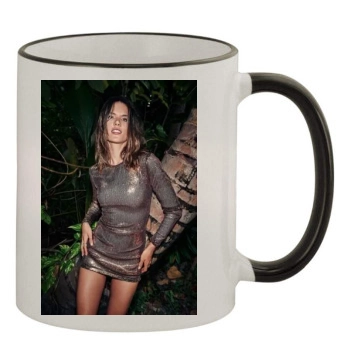 Alessandra Ambrosio 11oz Colored Rim & Handle Mug