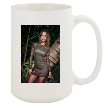 Alessandra Ambrosio 15oz White Mug