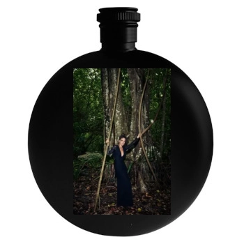 Alessandra Ambrosio Round Flask