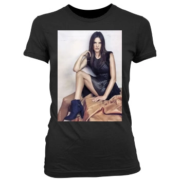 Alessandra Ambrosio Women's Junior Cut Crewneck T-Shirt