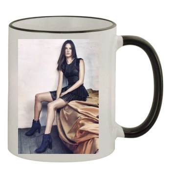 Alessandra Ambrosio 11oz Colored Rim & Handle Mug