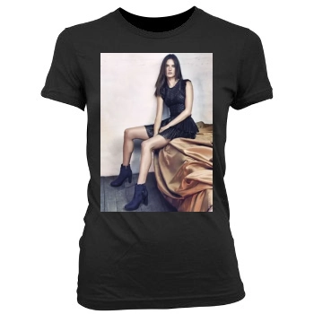 Alessandra Ambrosio Women's Junior Cut Crewneck T-Shirt