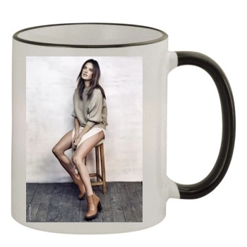 Alessandra Ambrosio 11oz Colored Rim & Handle Mug