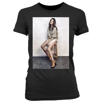 Alessandra Ambrosio Women's Junior Cut Crewneck T-Shirt