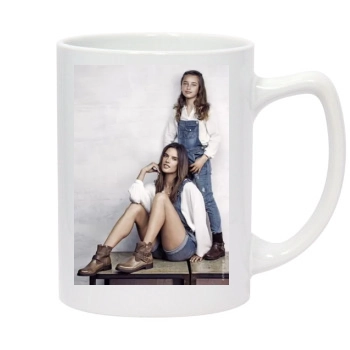 Alessandra Ambrosio 14oz White Statesman Mug