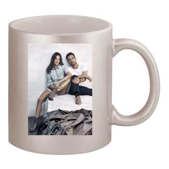 Alessandra Ambrosio 11oz Metallic Silver Mug