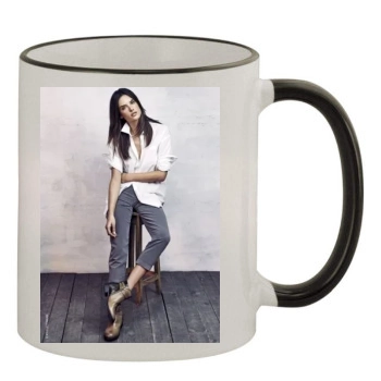 Alessandra Ambrosio 11oz Colored Rim & Handle Mug