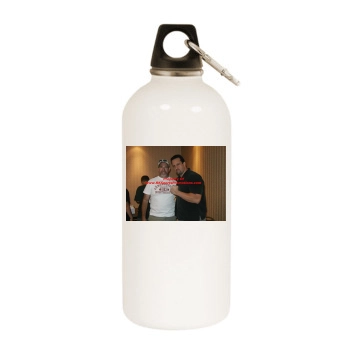 Tommy Dreamer White Water Bottle With Carabiner