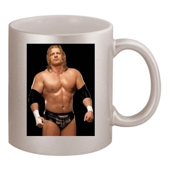 Triple H 11oz Metallic Silver Mug