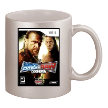 Triple H 11oz Metallic Silver Mug