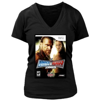 Triple H Women's Deep V-Neck TShirt