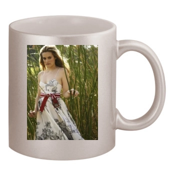 Alicia Silverstone 11oz Metallic Silver Mug