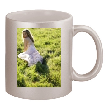 Alicia Silverstone 11oz Metallic Silver Mug