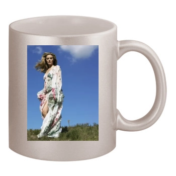 Alicia Silverstone 11oz Metallic Silver Mug