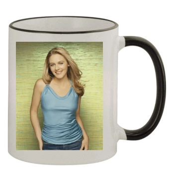 Alicia Silverstone 11oz Colored Rim & Handle Mug