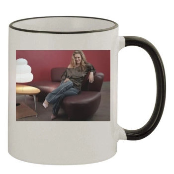 Alicia Silverstone 11oz Colored Rim & Handle Mug