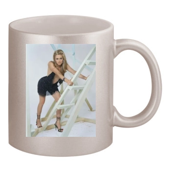 Alicia Silverstone 11oz Metallic Silver Mug