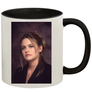 Alicia Silverstone 11oz Colored Inner & Handle Mug