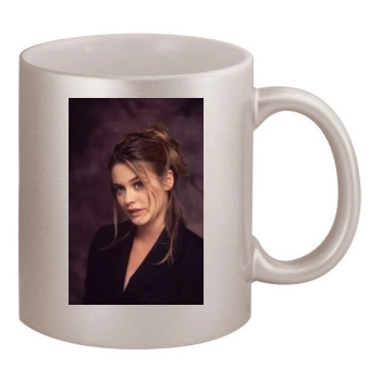 Alicia Silverstone 11oz Metallic Silver Mug