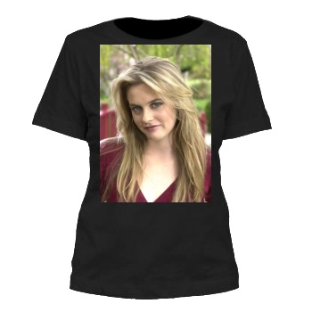 Alicia Silverstone Women's Cut T-Shirt