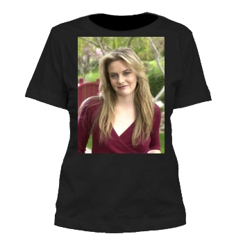 Alicia Silverstone Women's Cut T-Shirt