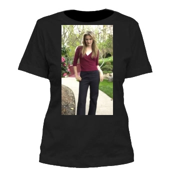 Alicia Silverstone Women's Cut T-Shirt