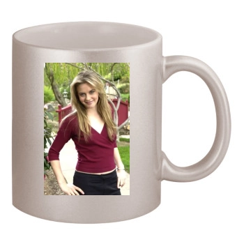 Alicia Silverstone 11oz Metallic Silver Mug