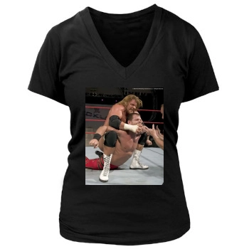 Triple H Women's Deep V-Neck TShirt