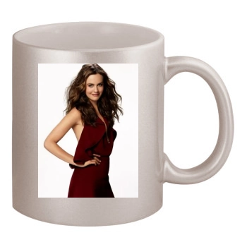 Alicia Silverstone 11oz Metallic Silver Mug