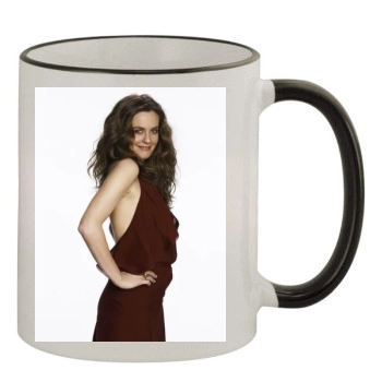 Alicia Silverstone 11oz Colored Rim & Handle Mug