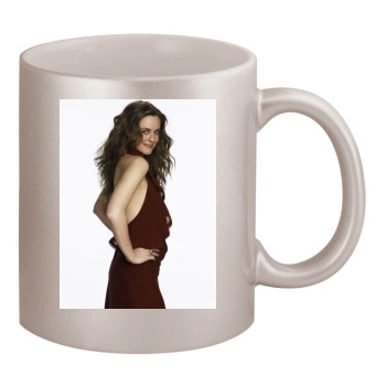 Alicia Silverstone 11oz Metallic Silver Mug