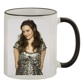 Alicia Silverstone 11oz Colored Rim & Handle Mug