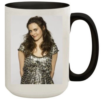 Alicia Silverstone 15oz Colored Inner & Handle Mug