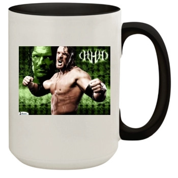 Triple H 15oz Colored Inner & Handle Mug