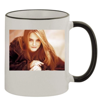 Alicia Silverstone 11oz Colored Rim & Handle Mug