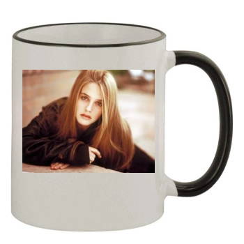 Alicia Silverstone 11oz Colored Rim & Handle Mug