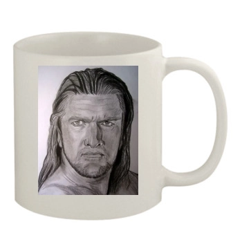 Triple H 11oz White Mug