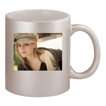 Alicia Silverstone 11oz Metallic Silver Mug