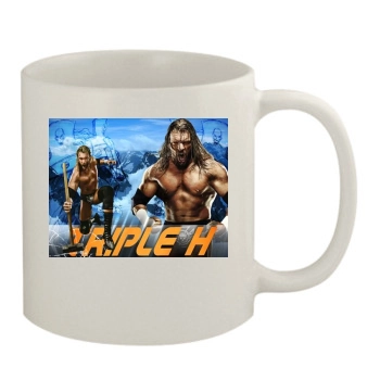 Triple H 11oz White Mug