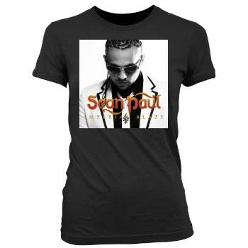 Sean Paul Women's Junior Cut Crewneck T-Shirt