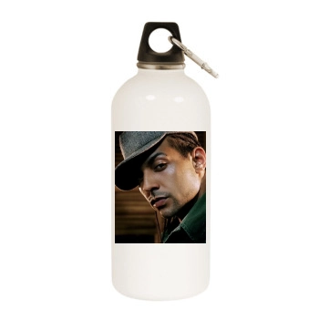 Sean Paul White Water Bottle With Carabiner